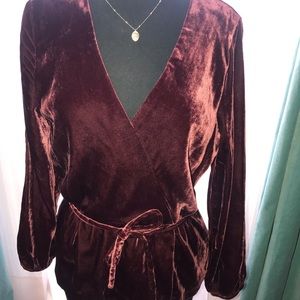 Velvet top